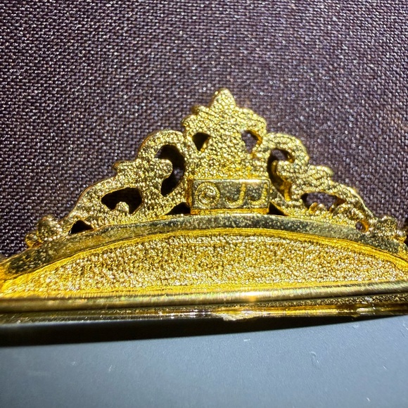 Luxurious Golden Cat Mirror Signed JJ - Picture 7 of 8